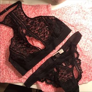 Victoria’s Secret Black Lingerie Set